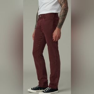 Joe's Jeans Men's Dark Red Straight Jeans Sz 31x31